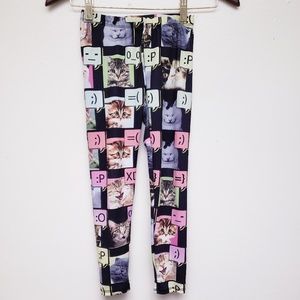 Girl's cat leggings